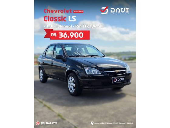 CHEVROLET CLASSIC 1.0 MPFI LS 8V FLEX 4P MANUAL CHEVROLET CLASSIC 1.0 MPFI LS 8V FLEX 4P MANUAL
